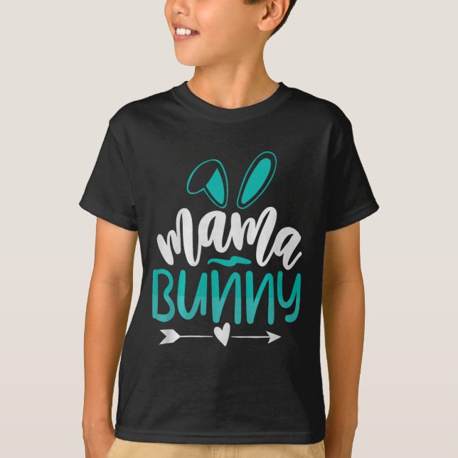 Camiseta Mama Bunny Premium Tri-blend  (Frente)