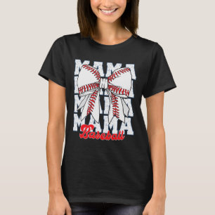 Camiseta Mama Bysebyll Coquete Laço Dia de Jogo Bysebyll Mã