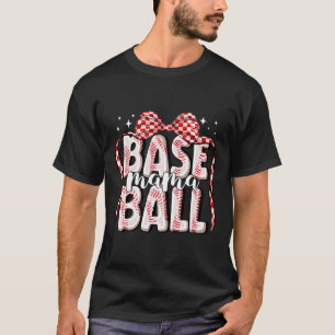 Camiseta Mama Bysebyll Coquete Laço Dia de Jogo Bysebyll Mã