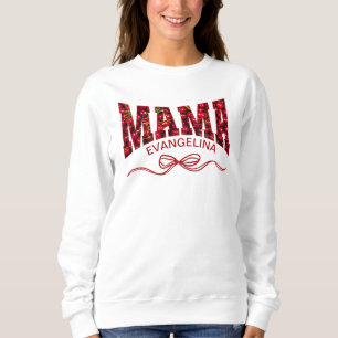 Camiseta MAMA Cerejas Vermelhas Coquete Personalizado