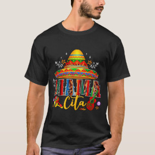 Camiseta Mama cita cinco de maio chapéu mexicano família