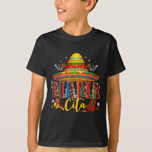 Camiseta Mama cita cinco de mayo sombrero mexicano família