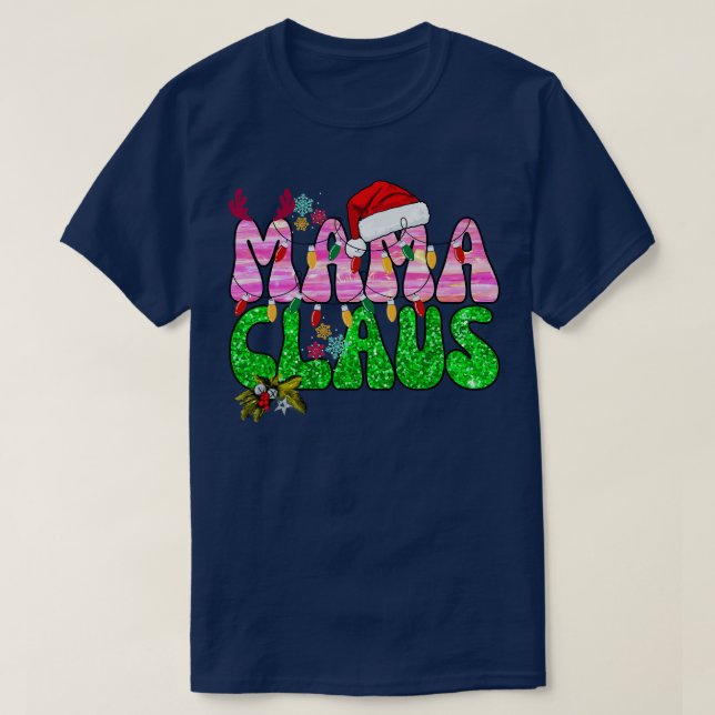 Camiseta Mama Claus (Frente do Design)