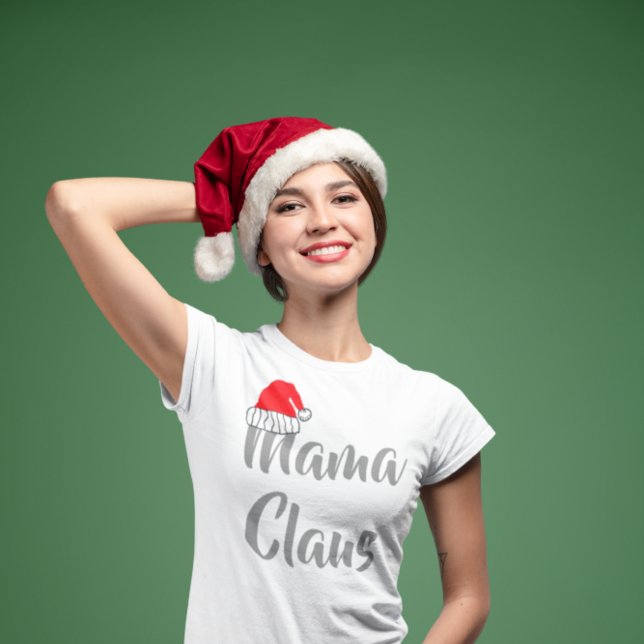 Camiseta Mama Claus (Criador carregado)