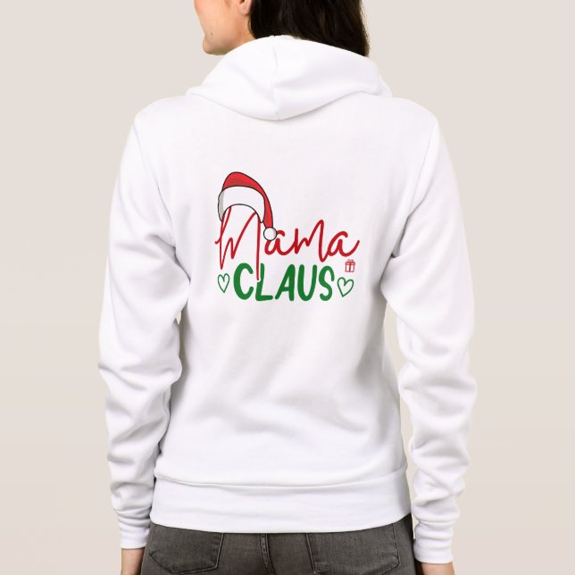 Camiseta Mama Claus Design de Natal-60094 (Verso)