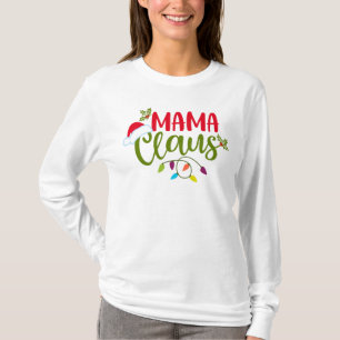 Camiseta Mama Claus Natal