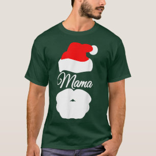 CAMISETA MAMA CLAUS SANTA CLAUS NIKOLAUS COSTUME MULHERES