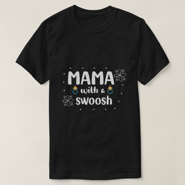 Camiseta Mama com um Swoosh (Frente do Design)