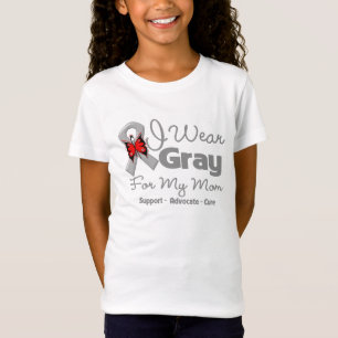 Camiseta Mamã - consciência cinzenta da fita
