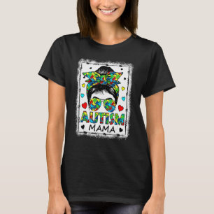 Camiseta Mama Conscientização do Autismo Vida de Mãe Coque