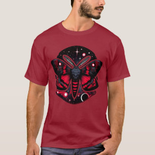 Camiseta Mama Cósmica Vermelha e Preta - Mística Celestial