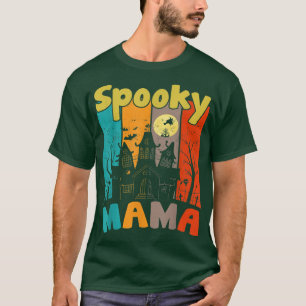 Camiseta Mama Costume Halloween Spooky Mama Vintage