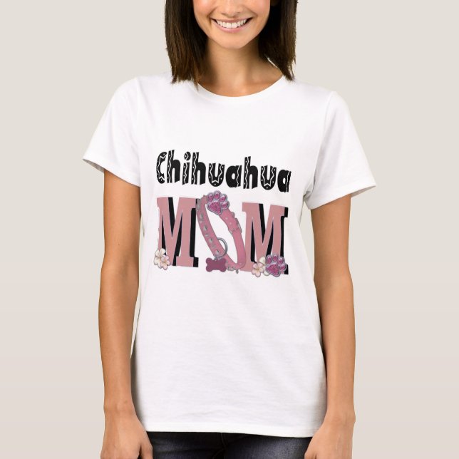 Camiseta MAMÃ da chihuahua (Frente)