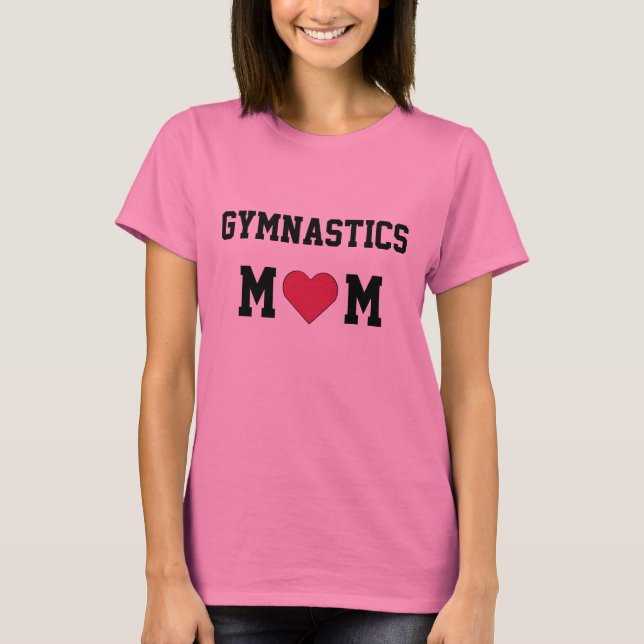 Camiseta Mamã da ginástica (Frente)