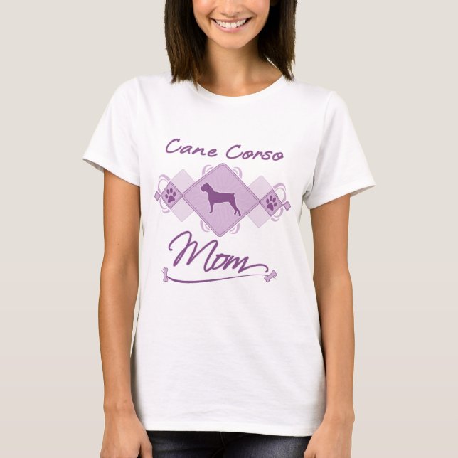 Camiseta Mamã de Corso do bastão (Frente)