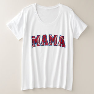 Camiseta Mama de esportes de beisebol