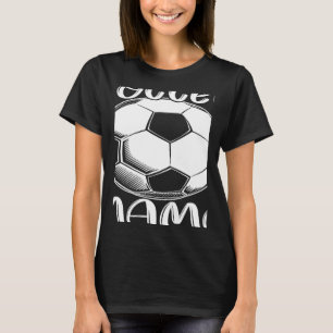 Camiseta Mama De Futebol Para HomensMulher Acasalamento Fam
