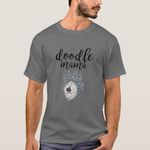 Camiseta Mama de Goldendoodle - Doodle Mãe, Ouro giro