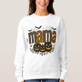 Camiseta Mama de Halloween Personalizada – Assustador Fofo