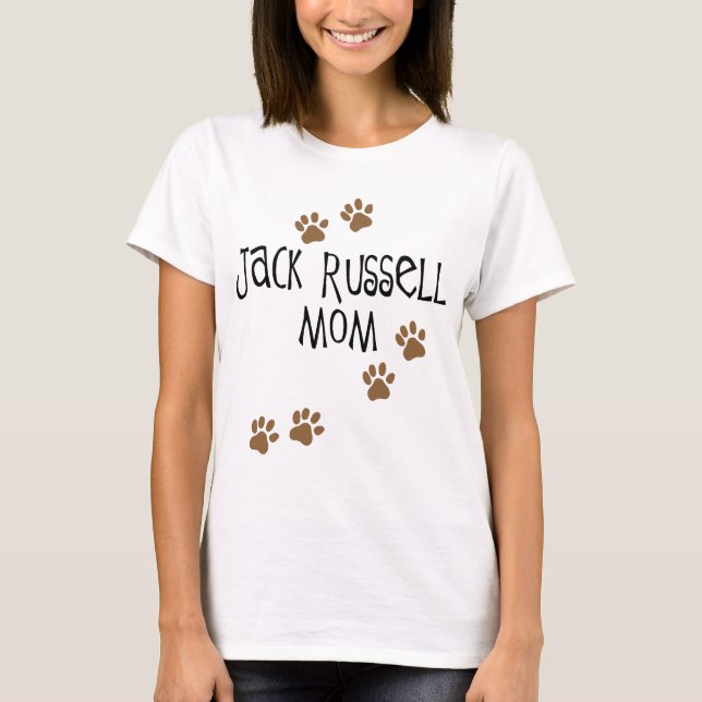 Camiseta Mamã de Jack Russell (Frente)