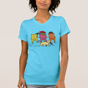 Camiseta Mamã de Labrador na piscina