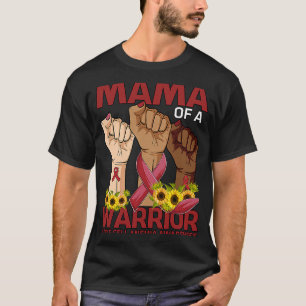 Camiseta Mama De Mão De Um Guerreiro Células Falsiformes Aw