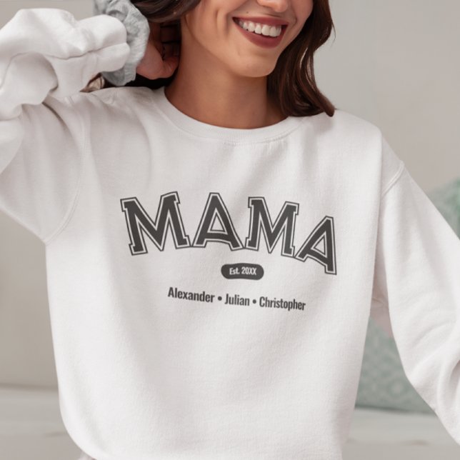 Camiseta Mama de Tipografia Simples Moderna (Criador carregado)