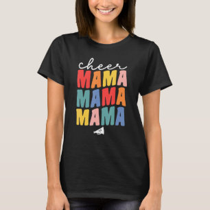 Camiseta Mama de Torcida Fofa Megafone Para Mulher Lideranç