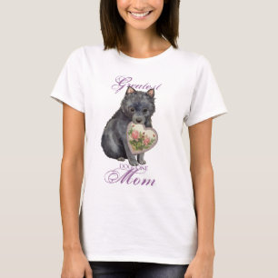 Camiseta Mamã do coração do Schipperke
