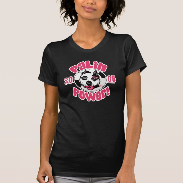 Camiseta Mamã do futebol do poder de Palin (Frente)