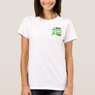 Camiseta Mamã do linfoma de Non-Hodgkins do anjo 1