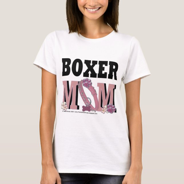 Camiseta MAMÃ do pugilista (Frente)