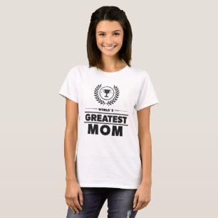 Camiseta MAMÃ do ` s do mundo a grande
