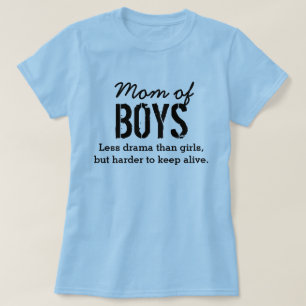 CAMISETA MAMÃ DOS MENINOS