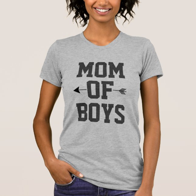 Camiseta Mamã dos meninos/meninas/Tshirt customizável dos (Frente)
