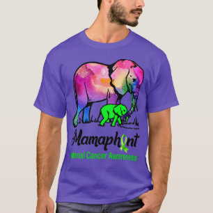Camiseta Mama Elefante Mamafant Adrenal Cancer Consciência
