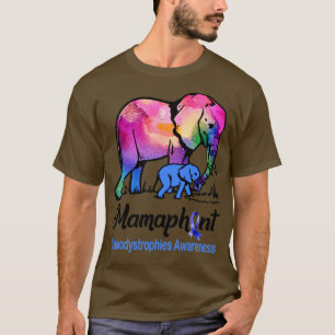 Camiseta Mama Elephant Mamaphant Leukodystrophies Sensibenc