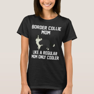 Camiseta Mamã engraçada de border collie