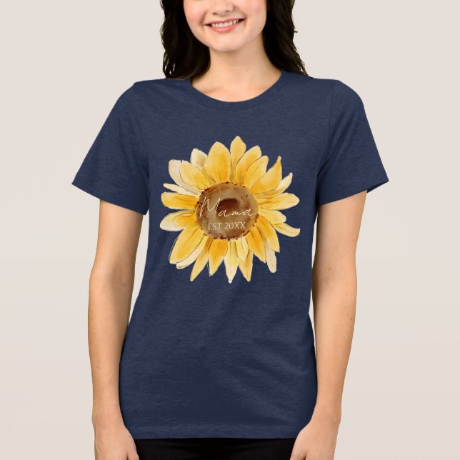 Camiseta Mama Est Girassol Bonito (Frente)