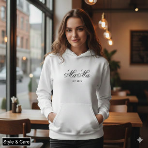 Camiseta Mama Est Personalizado Blusão de Conforto Stylish