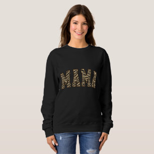 Camiseta MAMA Estampa de Animal Letreiro