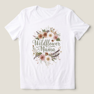Camiseta Mama Flor Silvestre Presente do Dia das Mães para 