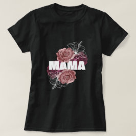 CAMISETA MAMA FLORAL, DIA DE AS MÃES