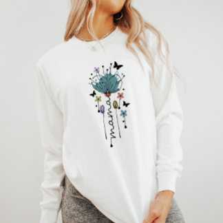 Camiseta Mama Flower Sweater
