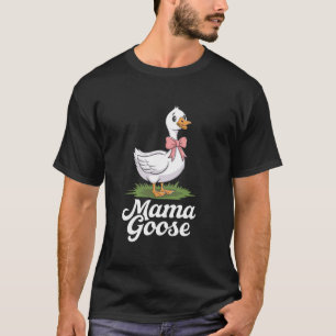 Camiseta Mama Gansa Mama Boba Família Gansa Correspondente