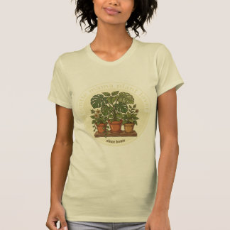 Camiseta Mama Gentil Amante de Plantas Boho Mãe de Monstera