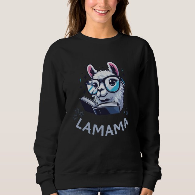 Camiseta Mama Geschenkidee Muttertag MOM Lama Babyparty (Frente)