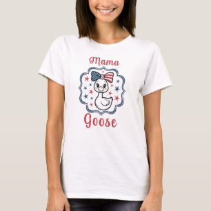 Camiseta Mama Goose, Mulheres 4 De Julho