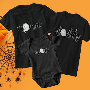 Camiseta Mama Halloween Ghost Matching