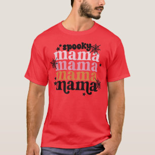 Camiseta Mama Halloween Mini Family Fingindo